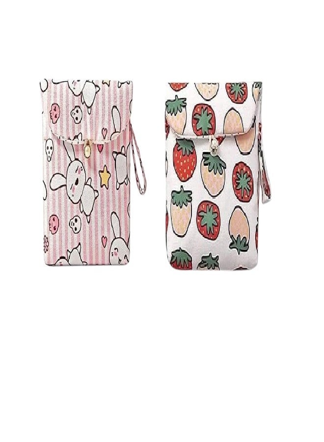 Jaydev Zone Sanitary Napkin Pouch for Women and Girls - Pad Holder for Office Lady, Travel, Cotton Period Pack of 2 Multi Color - Image 1